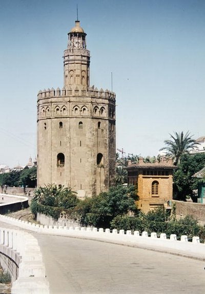 De Torre del Oro (Gouden Toren) gebouwd c.1220 door Spanish School
